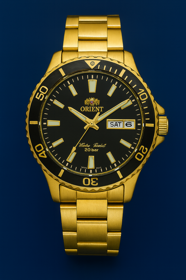ORIENT- ORO CARA NEGRA