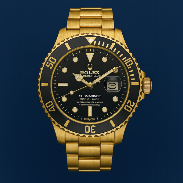 ROLEX SUBMARINE ORO CARA NEGRA
